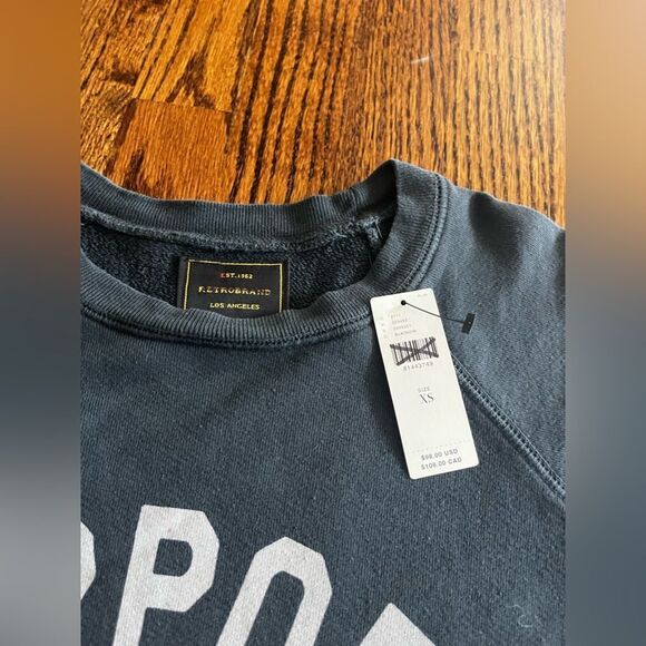 By Anthropologie Original Retro Brand Sweatshirt XS - Picture 4 of 4